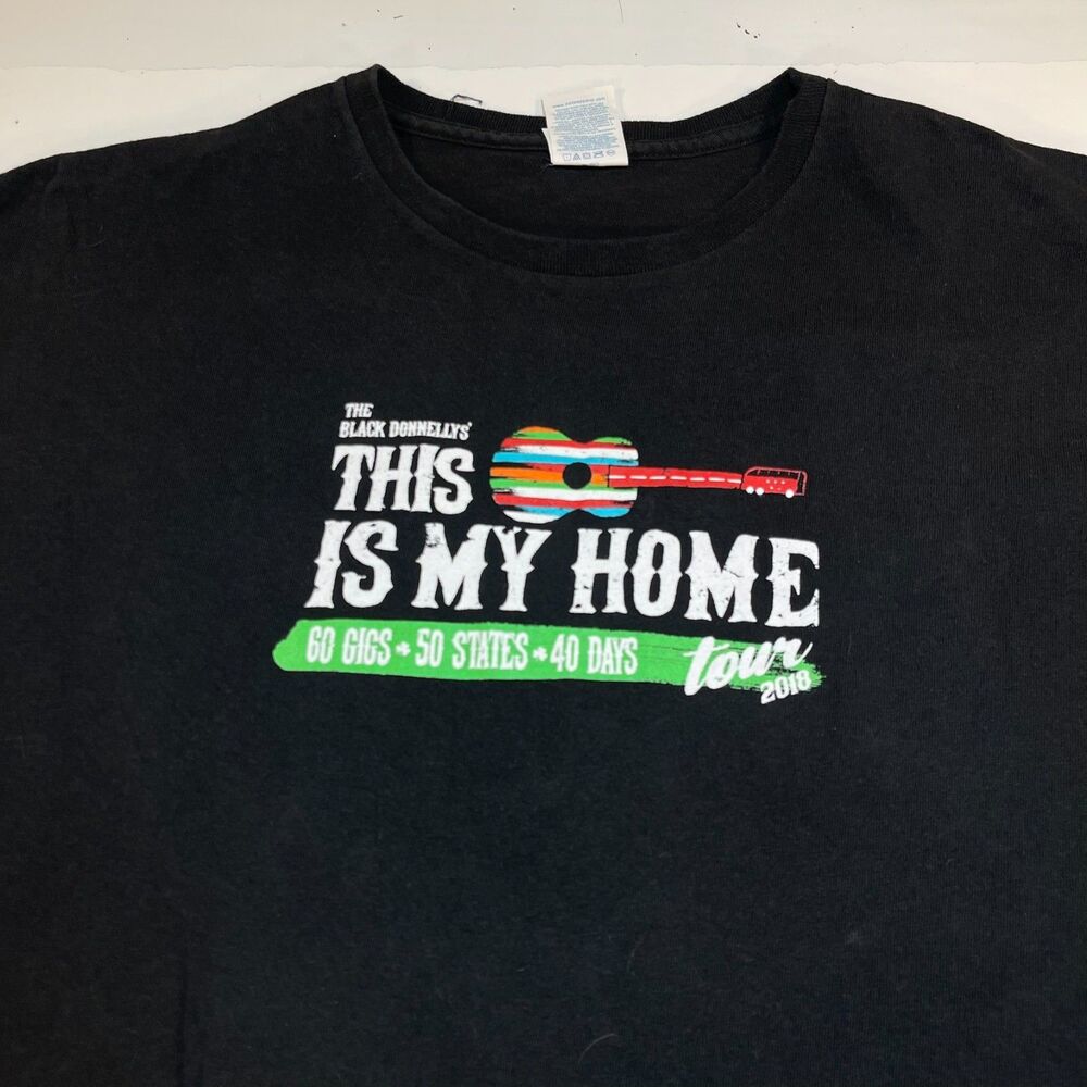 THE BLACK DONNELLYS Irish This is my Home Concert Tour T SHIRT Sz Mens XXL